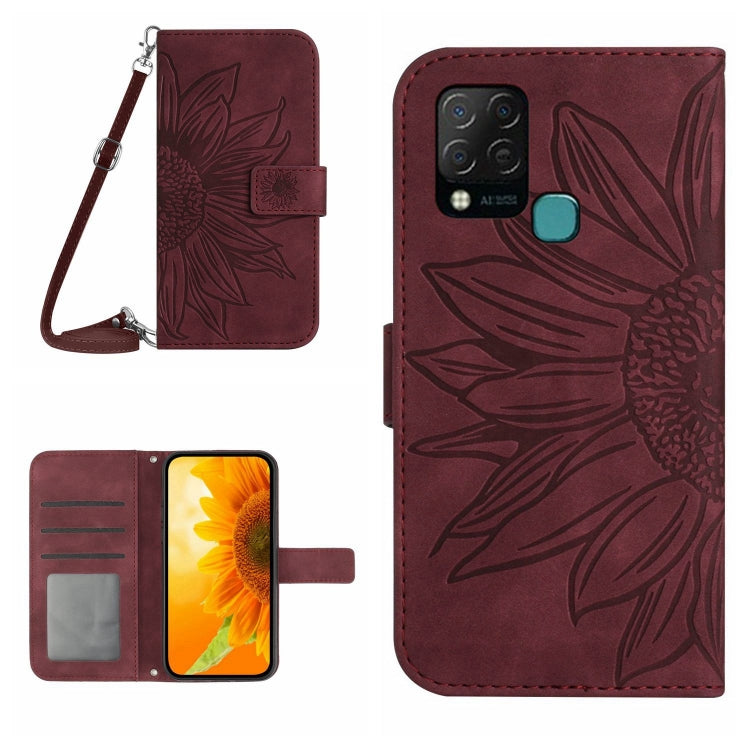 Skin Feel Sun Flower Pattern Flip Leather Phone Case with Lanyard, For Infinix Hot 10, For Infinix Hot 10i / Smart 5 Pro, For Infinix Hot 10S / 10S NFC, For Infinix Hot 11, For Infinix Hot 11S, For Infinix Hot 11S NFC, For Infinix Hot 12               ...