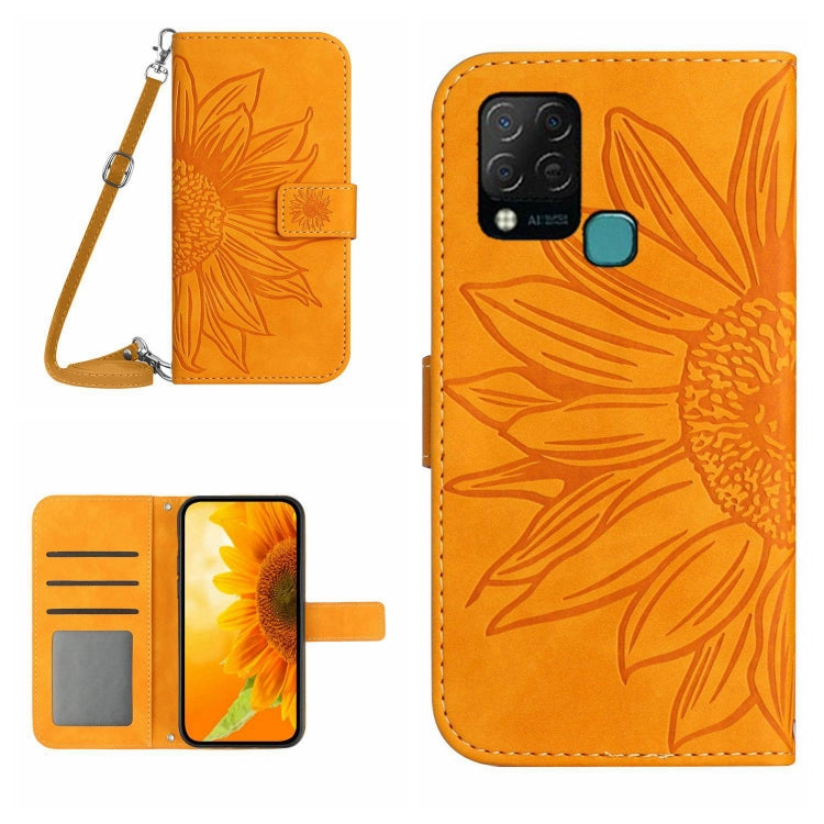 Skin Feel Sun Flower Pattern Flip Leather Phone Case with Lanyard, For Infinix Hot 10, For Infinix Hot 10i / Smart 5 Pro, For Infinix Hot 10S / 10S NFC, For Infinix Hot 11, For Infinix Hot 11S, For Infinix Hot 11S NFC, For Infinix Hot 12               ...