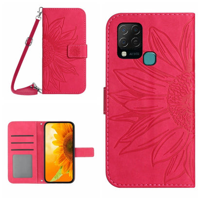 Skin Feel Sun Flower Pattern Flip Leather Phone Case with Lanyard, For Infinix Hot 10, For Infinix Hot 10i / Smart 5 Pro, For Infinix Hot 10S / 10S NFC, For Infinix Hot 11, For Infinix Hot 11S, For Infinix Hot 11S NFC, For Infinix Hot 12               ...