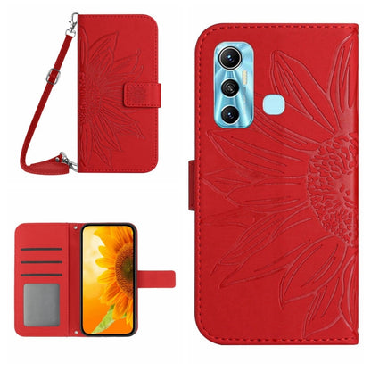 Skin Feel Sun Flower Pattern Flip Leather Phone Case with Lanyard, For Infinix Hot 10, For Infinix Hot 10i / Smart 5 Pro, For Infinix Hot 10S / 10S NFC, For Infinix Hot 11, For Infinix Hot 11S, For Infinix Hot 11S NFC, For Infinix Hot 12               ...