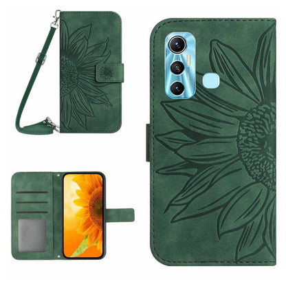 Skin Feel Sun Flower Pattern Flip Leather Phone Case with Lanyard, For Infinix Hot 10, For Infinix Hot 10i / Smart 5 Pro, For Infinix Hot 10S / 10S NFC, For Infinix Hot 11, For Infinix Hot 11S, For Infinix Hot 11S NFC, For Infinix Hot 12               ...