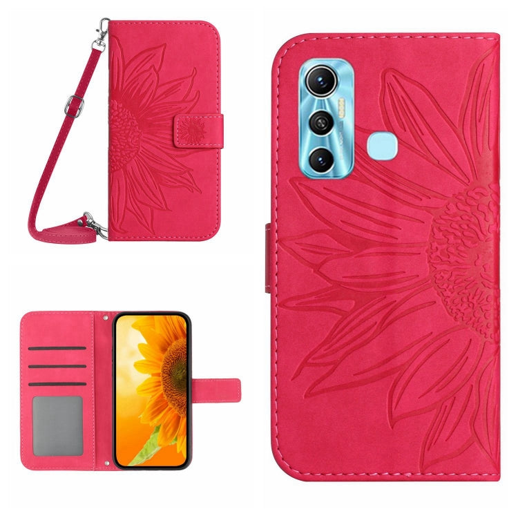 Skin Feel Sun Flower Pattern Flip Leather Phone Case with Lanyard, For Infinix Hot 10, For Infinix Hot 10i / Smart 5 Pro, For Infinix Hot 10S / 10S NFC, For Infinix Hot 11, For Infinix Hot 11S, For Infinix Hot 11S NFC, For Infinix Hot 12               ...