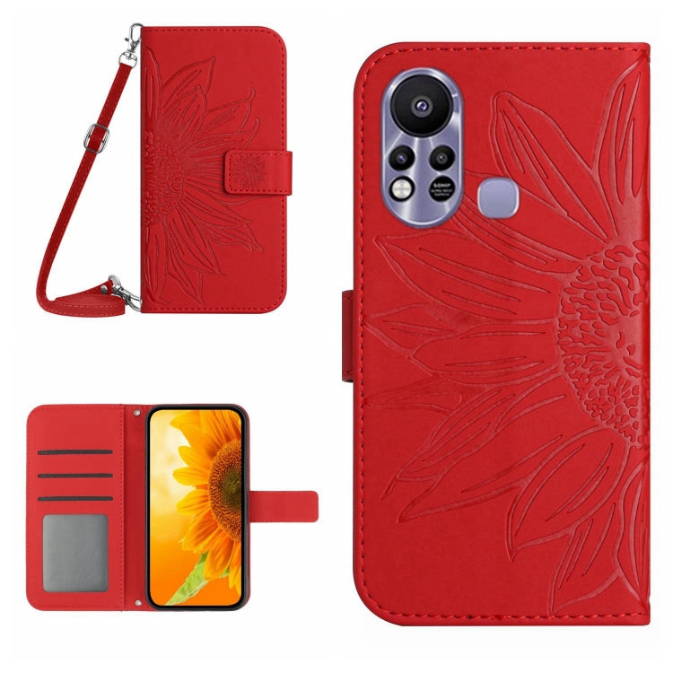 Skin Feel Sun Flower Pattern Flip Leather Phone Case with Lanyard, For Infinix Hot 10, For Infinix Hot 10i / Smart 5 Pro, For Infinix Hot 10S / 10S NFC, For Infinix Hot 11, For Infinix Hot 11S, For Infinix Hot 11S NFC, For Infinix Hot 12               ...