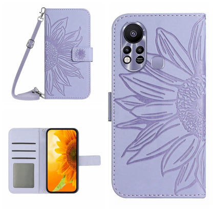 Skin Feel Sun Flower Pattern Flip Leather Phone Case with Lanyard, For Infinix Hot 10, For Infinix Hot 10i / Smart 5 Pro, For Infinix Hot 10S / 10S NFC, For Infinix Hot 11, For Infinix Hot 11S, For Infinix Hot 11S NFC, For Infinix Hot 12               ...