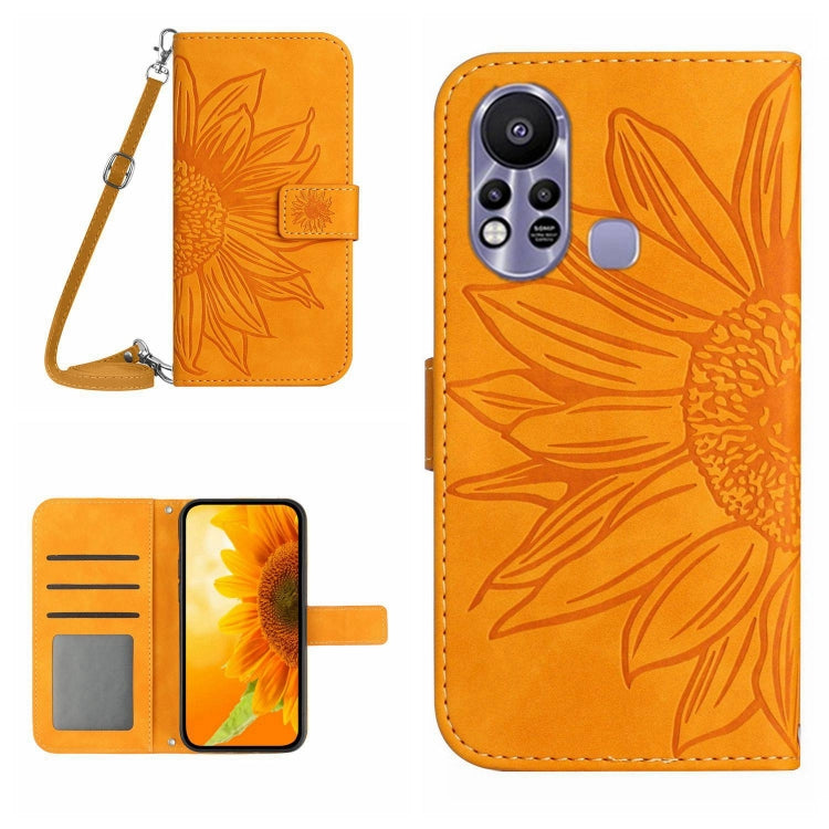Skin Feel Sun Flower Pattern Flip Leather Phone Case with Lanyard, For Infinix Hot 10, For Infinix Hot 10i / Smart 5 Pro, For Infinix Hot 10S / 10S NFC, For Infinix Hot 11, For Infinix Hot 11S, For Infinix Hot 11S NFC, For Infinix Hot 12               ...