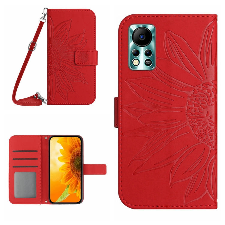Skin Feel Sun Flower Pattern Flip Leather Phone Case with Lanyard, For Infinix Hot 10, For Infinix Hot 10i / Smart 5 Pro, For Infinix Hot 10S / 10S NFC, For Infinix Hot 11, For Infinix Hot 11S, For Infinix Hot 11S NFC, For Infinix Hot 12               ...