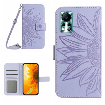 Skin Feel Sun Flower Pattern Flip Leather Phone Case with Lanyard, For Infinix Hot 10, For Infinix Hot 10i / Smart 5 Pro, For Infinix Hot 10S / 10S NFC, For Infinix Hot 11, For Infinix Hot 11S, For Infinix Hot 11S NFC, For Infinix Hot 12               ...