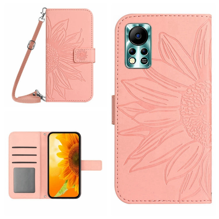 Skin Feel Sun Flower Pattern Flip Leather Phone Case with Lanyard, For Infinix Hot 10, For Infinix Hot 10i / Smart 5 Pro, For Infinix Hot 10S / 10S NFC, For Infinix Hot 11, For Infinix Hot 11S, For Infinix Hot 11S NFC, For Infinix Hot 12               ...