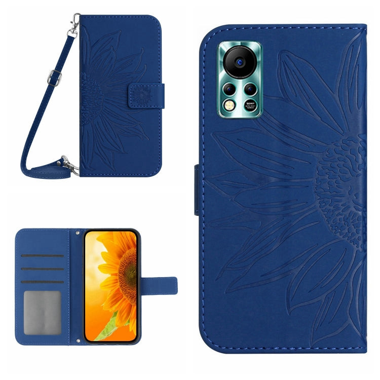 Skin Feel Sun Flower Pattern Flip Leather Phone Case with Lanyard, For Infinix Hot 10, For Infinix Hot 10i / Smart 5 Pro, For Infinix Hot 10S / 10S NFC, For Infinix Hot 11, For Infinix Hot 11S, For Infinix Hot 11S NFC, For Infinix Hot 12               ...