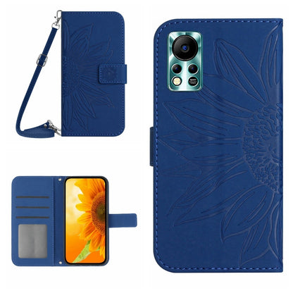 Skin Feel Sun Flower Pattern Flip Leather Phone Case with Lanyard, For Infinix Hot 10, For Infinix Hot 10i / Smart 5 Pro, For Infinix Hot 10S / 10S NFC, For Infinix Hot 11, For Infinix Hot 11S, For Infinix Hot 11S NFC, For Infinix Hot 12               ...