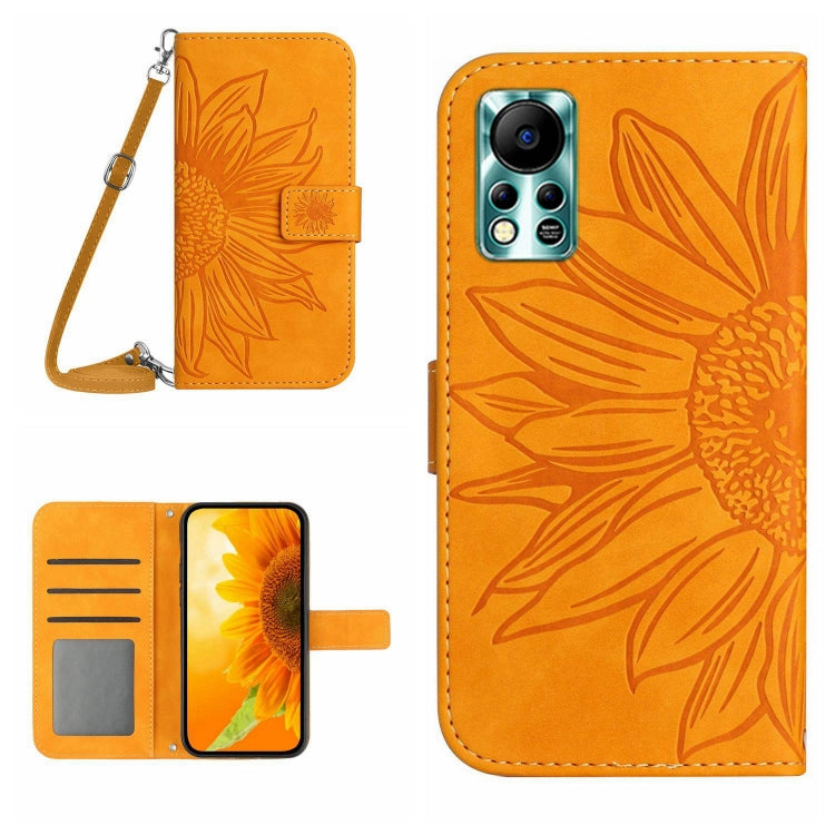 Skin Feel Sun Flower Pattern Flip Leather Phone Case with Lanyard, For Infinix Hot 10, For Infinix Hot 10i / Smart 5 Pro, For Infinix Hot 10S / 10S NFC, For Infinix Hot 11, For Infinix Hot 11S, For Infinix Hot 11S NFC, For Infinix Hot 12               ...