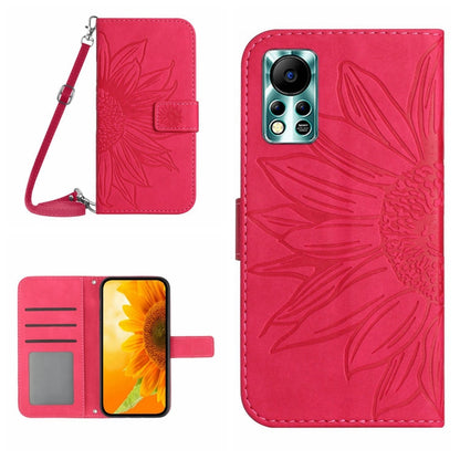 Skin Feel Sun Flower Pattern Flip Leather Phone Case with Lanyard, For Infinix Hot 10, For Infinix Hot 10i / Smart 5 Pro, For Infinix Hot 10S / 10S NFC, For Infinix Hot 11, For Infinix Hot 11S, For Infinix Hot 11S NFC, For Infinix Hot 12               ...