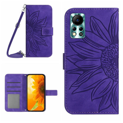 Skin Feel Sun Flower Pattern Flip Leather Phone Case with Lanyard, For Infinix Hot 10, For Infinix Hot 10i / Smart 5 Pro, For Infinix Hot 10S / 10S NFC, For Infinix Hot 11, For Infinix Hot 11S, For Infinix Hot 11S NFC, For Infinix Hot 12               ...