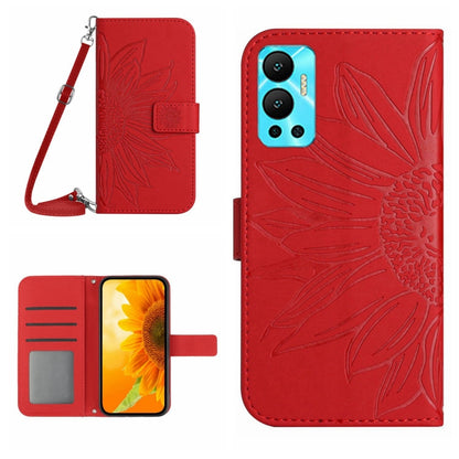 Skin Feel Sun Flower Pattern Flip Leather Phone Case with Lanyard, For Infinix Hot 10, For Infinix Hot 10i / Smart 5 Pro, For Infinix Hot 10S / 10S NFC, For Infinix Hot 11, For Infinix Hot 11S, For Infinix Hot 11S NFC, For Infinix Hot 12               ...