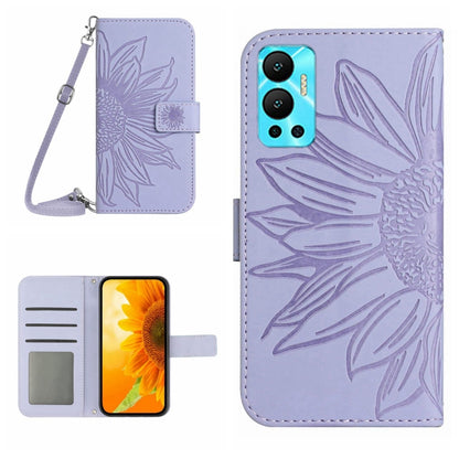 Skin Feel Sun Flower Pattern Flip Leather Phone Case with Lanyard, For Infinix Hot 10, For Infinix Hot 10i / Smart 5 Pro, For Infinix Hot 10S / 10S NFC, For Infinix Hot 11, For Infinix Hot 11S, For Infinix Hot 11S NFC, For Infinix Hot 12               ...