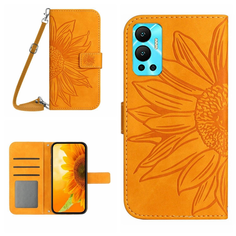 Skin Feel Sun Flower Pattern Flip Leather Phone Case with Lanyard, For Infinix Hot 10, For Infinix Hot 10i / Smart 5 Pro, For Infinix Hot 10S / 10S NFC, For Infinix Hot 11, For Infinix Hot 11S, For Infinix Hot 11S NFC, For Infinix Hot 12               ...