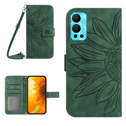 Skin Feel Sun Flower Pattern Flip Leather Phone Case with Lanyard, For Infinix Hot 10, For Infinix Hot 10i / Smart 5 Pro, For Infinix Hot 10S / 10S NFC, For Infinix Hot 11, For Infinix Hot 11S, For Infinix Hot 11S NFC, For Infinix Hot 12               ...
