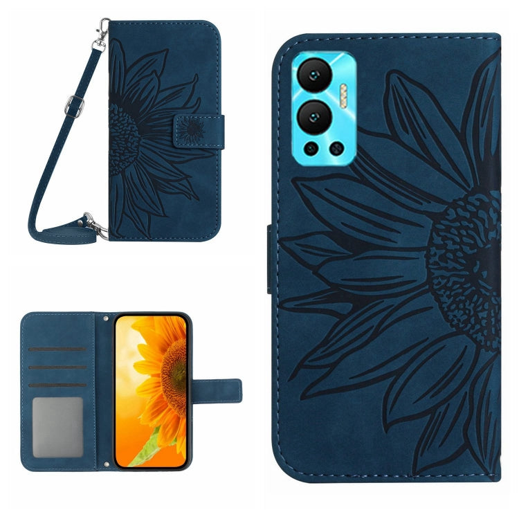Skin Feel Sun Flower Pattern Flip Leather Phone Case with Lanyard, For Infinix Hot 10, For Infinix Hot 10i / Smart 5 Pro, For Infinix Hot 10S / 10S NFC, For Infinix Hot 11, For Infinix Hot 11S, For Infinix Hot 11S NFC, For Infinix Hot 12               ...