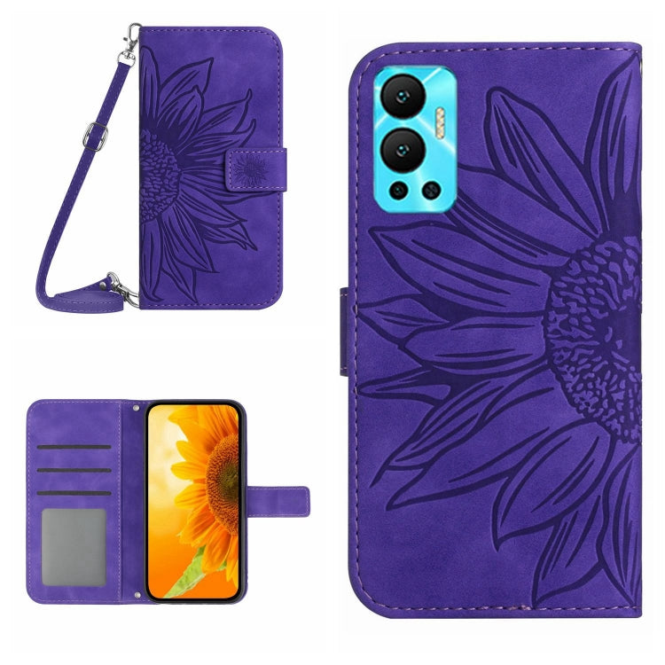 Skin Feel Sun Flower Pattern Flip Leather Phone Case with Lanyard, For Infinix Hot 10, For Infinix Hot 10i / Smart 5 Pro, For Infinix Hot 10S / 10S NFC, For Infinix Hot 11, For Infinix Hot 11S, For Infinix Hot 11S NFC, For Infinix Hot 12               ...