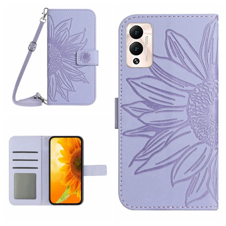 Skin Feel Sun Flower Pattern Flip Leather Phone Case with Lanyard, For Infinix Hot 10, For Infinix Hot 10i / Smart 5 Pro, For Infinix Hot 10S / 10S NFC, For Infinix Hot 11, For Infinix Hot 11S, For Infinix Hot 11S NFC, For Infinix Hot 12               ...