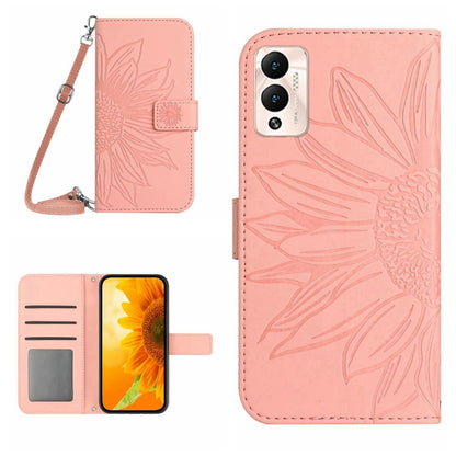 Skin Feel Sun Flower Pattern Flip Leather Phone Case with Lanyard, For Infinix Hot 10, For Infinix Hot 10i / Smart 5 Pro, For Infinix Hot 10S / 10S NFC, For Infinix Hot 11, For Infinix Hot 11S, For Infinix Hot 11S NFC, For Infinix Hot 12               ...