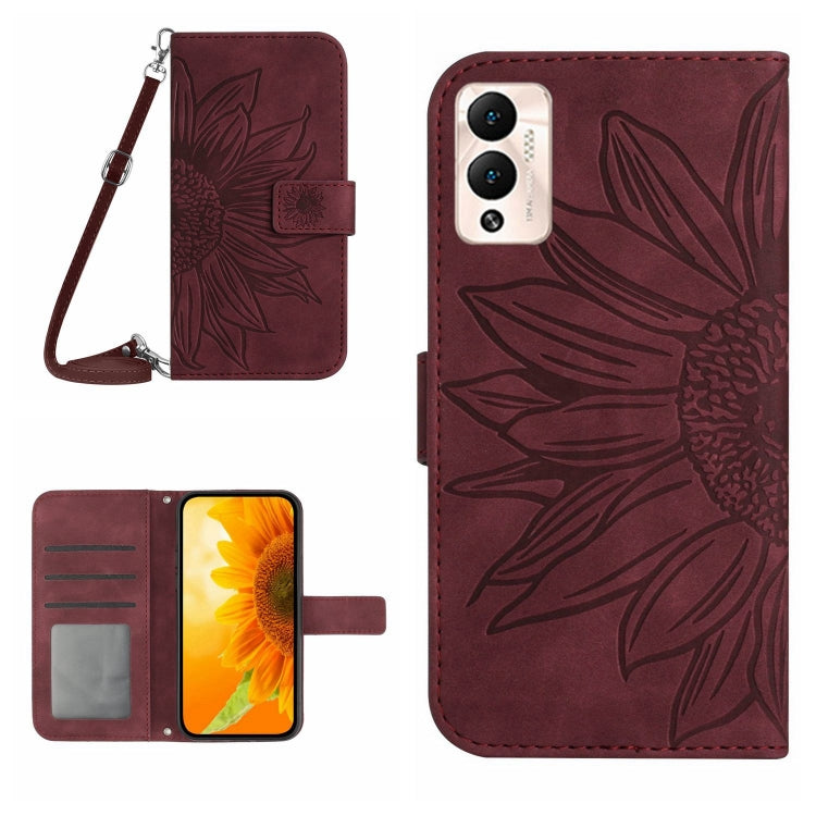 Skin Feel Sun Flower Pattern Flip Leather Phone Case with Lanyard, For Infinix Hot 10, For Infinix Hot 10i / Smart 5 Pro, For Infinix Hot 10S / 10S NFC, For Infinix Hot 11, For Infinix Hot 11S, For Infinix Hot 11S NFC, For Infinix Hot 12               ...