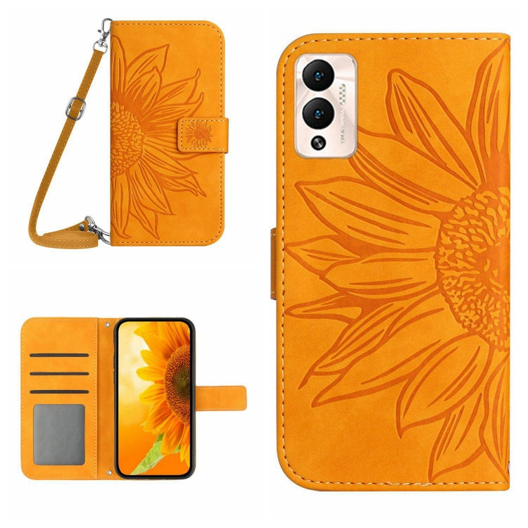 Skin Feel Sun Flower Pattern Flip Leather Phone Case with Lanyard, For Infinix Hot 10, For Infinix Hot 10i / Smart 5 Pro, For Infinix Hot 10S / 10S NFC, For Infinix Hot 11, For Infinix Hot 11S, For Infinix Hot 11S NFC, For Infinix Hot 12               ...