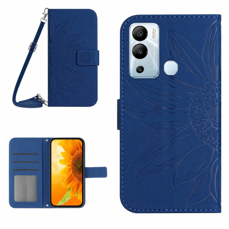 Skin Feel Sun Flower Pattern Flip Leather Phone Case with Lanyard, For Infinix Hot 10, For Infinix Hot 10i / Smart 5 Pro, For Infinix Hot 10S / 10S NFC, For Infinix Hot 11, For Infinix Hot 11S, For Infinix Hot 11S NFC, For Infinix Hot 12               ...