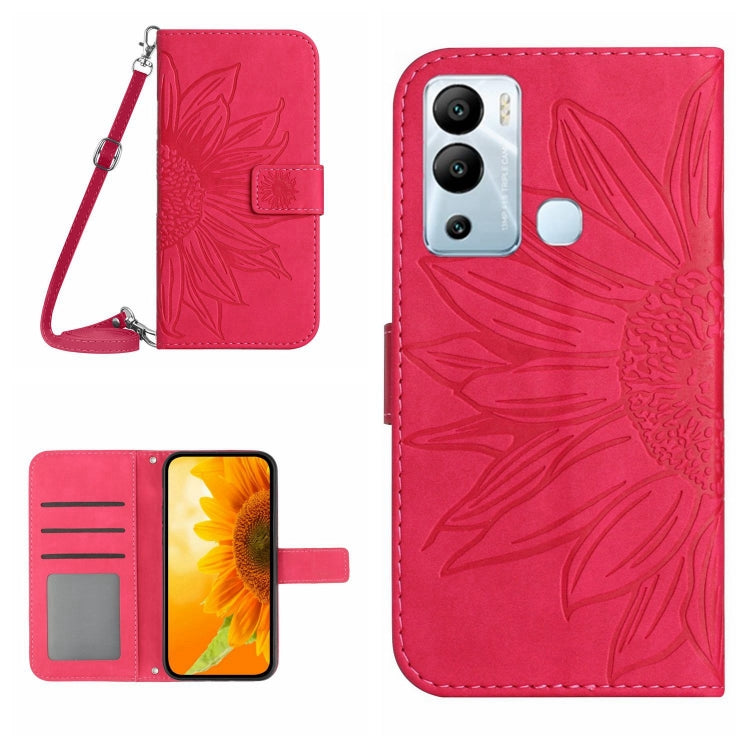 Skin Feel Sun Flower Pattern Flip Leather Phone Case with Lanyard, For Infinix Hot 10, For Infinix Hot 10i / Smart 5 Pro, For Infinix Hot 10S / 10S NFC, For Infinix Hot 11, For Infinix Hot 11S, For Infinix Hot 11S NFC, For Infinix Hot 12               ...