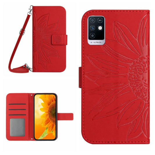 Skin Feel Sun Flower Pattern Flip Leather Phone Case with Lanyard, For Infinix Note 10, For Infinix Note 10 Pro, For Infinix Note 11, For Infinix Note 11 Pro / Note 11s, For Infinix Note 12 G96, For Infinix Smart 6, For Tecno Camon 17 Pro              ...