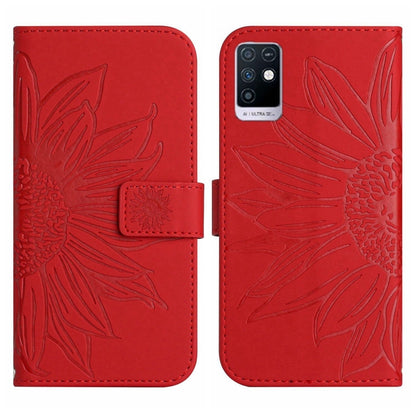 Skin Feel Sun Flower Pattern Flip Leather Phone Case with Lanyard, For Infinix Note 10, For Infinix Note 10 Pro, For Infinix Note 11, For Infinix Note 11 Pro / Note 11s, For Infinix Note 12 G96, For Infinix Smart 6, For Tecno Camon 17 Pro              ...