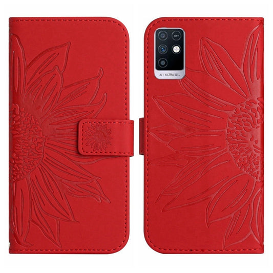 Skin Feel Sun Flower Pattern Flip Leather Phone Case with Lanyard, For Infinix Note 10, For Infinix Note 10 Pro, For Infinix Note 11, For Infinix Note 11 Pro / Note 11s, For Infinix Note 12 G96, For Infinix Smart 6, For Tecno Camon 17 Pro              ...