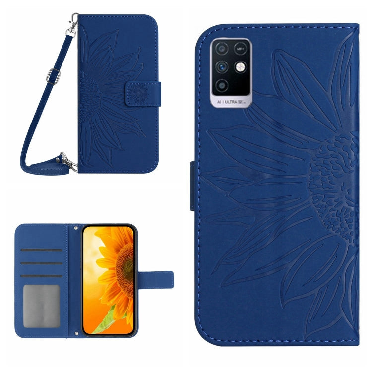 Skin Feel Sun Flower Pattern Flip Leather Phone Case with Lanyard, For Infinix Note 10, For Infinix Note 10 Pro, For Infinix Note 11, For Infinix Note 11 Pro / Note 11s, For Infinix Note 12 G96, For Infinix Smart 6, For Tecno Camon 17 Pro              ...