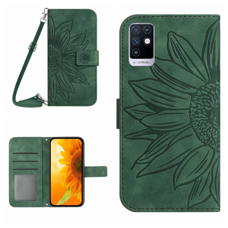 Skin Feel Sun Flower Pattern Flip Leather Phone Case with Lanyard, For Infinix Note 10, For Infinix Note 10 Pro, For Infinix Note 11, For Infinix Note 11 Pro / Note 11s, For Infinix Note 12 G96, For Infinix Smart 6, For Tecno Camon 17 Pro              ...