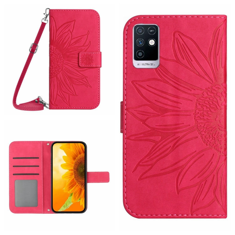 Skin Feel Sun Flower Pattern Flip Leather Phone Case with Lanyard, For Infinix Note 10, For Infinix Note 10 Pro, For Infinix Note 11, For Infinix Note 11 Pro / Note 11s, For Infinix Note 12 G96, For Infinix Smart 6, For Tecno Camon 17 Pro              ...
