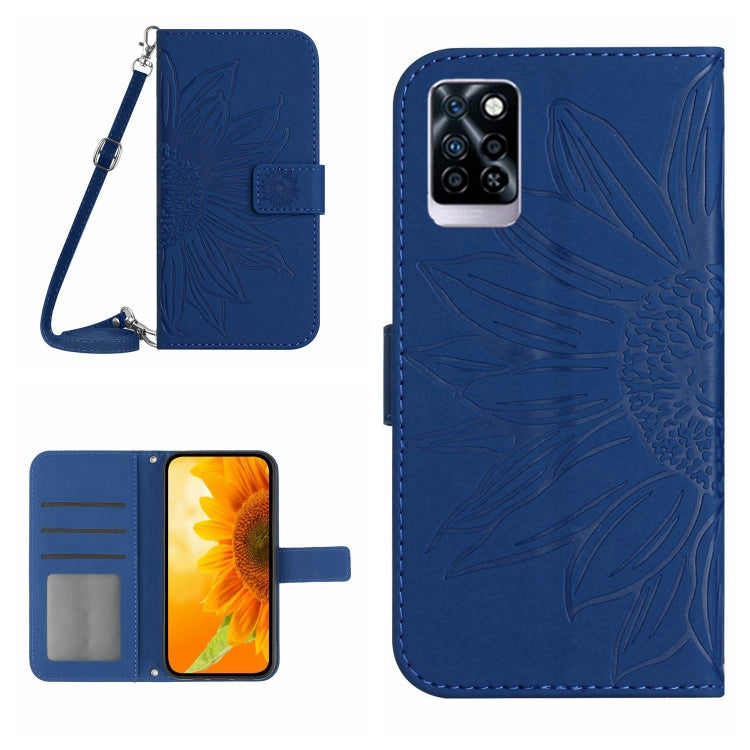 Skin Feel Sun Flower Pattern Flip Leather Phone Case with Lanyard, For Infinix Note 10, For Infinix Note 10 Pro, For Infinix Note 11, For Infinix Note 11 Pro / Note 11s, For Infinix Note 12 G96, For Infinix Smart 6, For Tecno Camon 17 Pro              ...