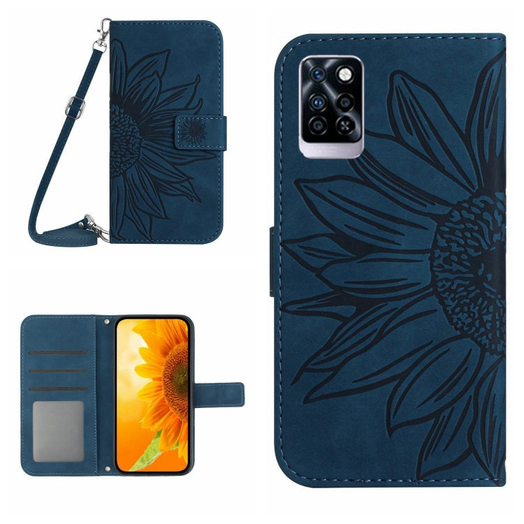 Skin Feel Sun Flower Pattern Flip Leather Phone Case with Lanyard, For Infinix Note 10, For Infinix Note 10 Pro, For Infinix Note 11, For Infinix Note 11 Pro / Note 11s, For Infinix Note 12 G96, For Infinix Smart 6, For Tecno Camon 17 Pro              ...