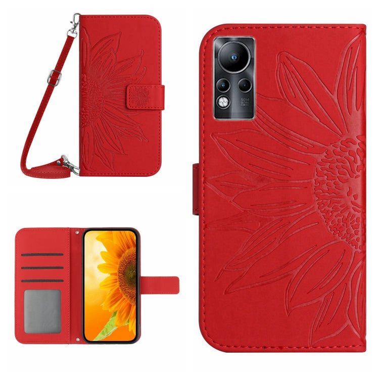 Skin Feel Sun Flower Pattern Flip Leather Phone Case with Lanyard, For Infinix Note 10, For Infinix Note 10 Pro, For Infinix Note 11, For Infinix Note 11 Pro / Note 11s, For Infinix Note 12 G96, For Infinix Smart 6, For Tecno Camon 17 Pro              ...