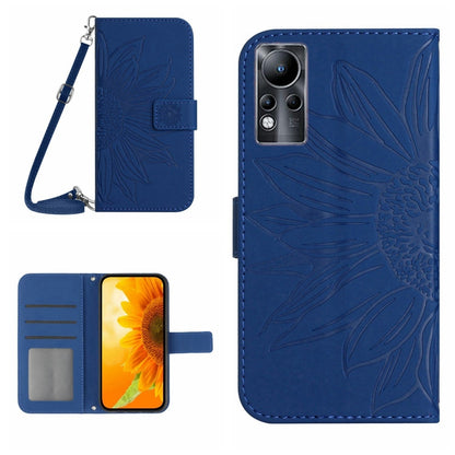 Skin Feel Sun Flower Pattern Flip Leather Phone Case with Lanyard, For Infinix Note 10, For Infinix Note 10 Pro, For Infinix Note 11, For Infinix Note 11 Pro / Note 11s, For Infinix Note 12 G96, For Infinix Smart 6, For Tecno Camon 17 Pro              ...