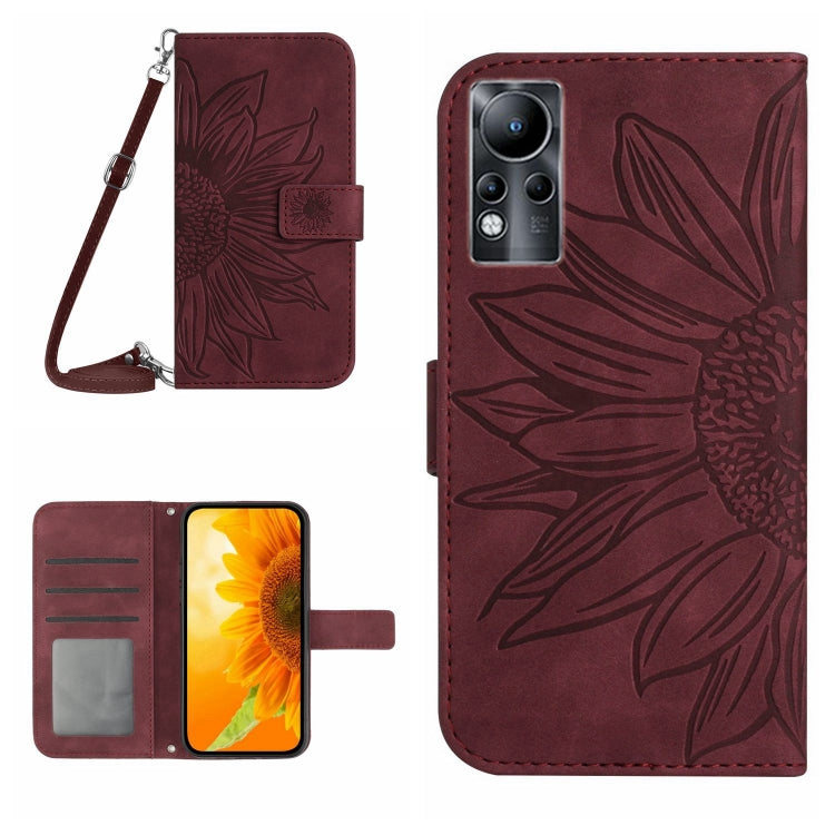 Skin Feel Sun Flower Pattern Flip Leather Phone Case with Lanyard, For Infinix Note 10, For Infinix Note 10 Pro, For Infinix Note 11, For Infinix Note 11 Pro / Note 11s, For Infinix Note 12 G96, For Infinix Smart 6, For Tecno Camon 17 Pro              ...