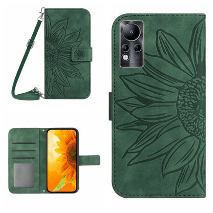 Skin Feel Sun Flower Pattern Flip Leather Phone Case with Lanyard, For Infinix Note 10, For Infinix Note 10 Pro, For Infinix Note 11, For Infinix Note 11 Pro / Note 11s, For Infinix Note 12 G96, For Infinix Smart 6, For Tecno Camon 17 Pro              ...