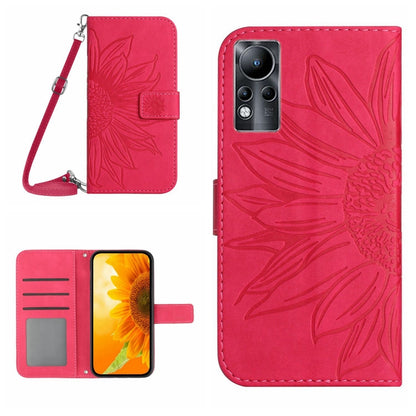 Skin Feel Sun Flower Pattern Flip Leather Phone Case with Lanyard, For Infinix Note 10, For Infinix Note 10 Pro, For Infinix Note 11, For Infinix Note 11 Pro / Note 11s, For Infinix Note 12 G96, For Infinix Smart 6, For Tecno Camon 17 Pro              ...