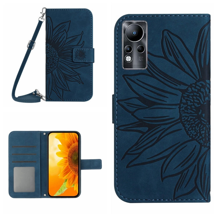 Skin Feel Sun Flower Pattern Flip Leather Phone Case with Lanyard, For Infinix Note 10, For Infinix Note 10 Pro, For Infinix Note 11, For Infinix Note 11 Pro / Note 11s, For Infinix Note 12 G96, For Infinix Smart 6, For Tecno Camon 17 Pro              ...