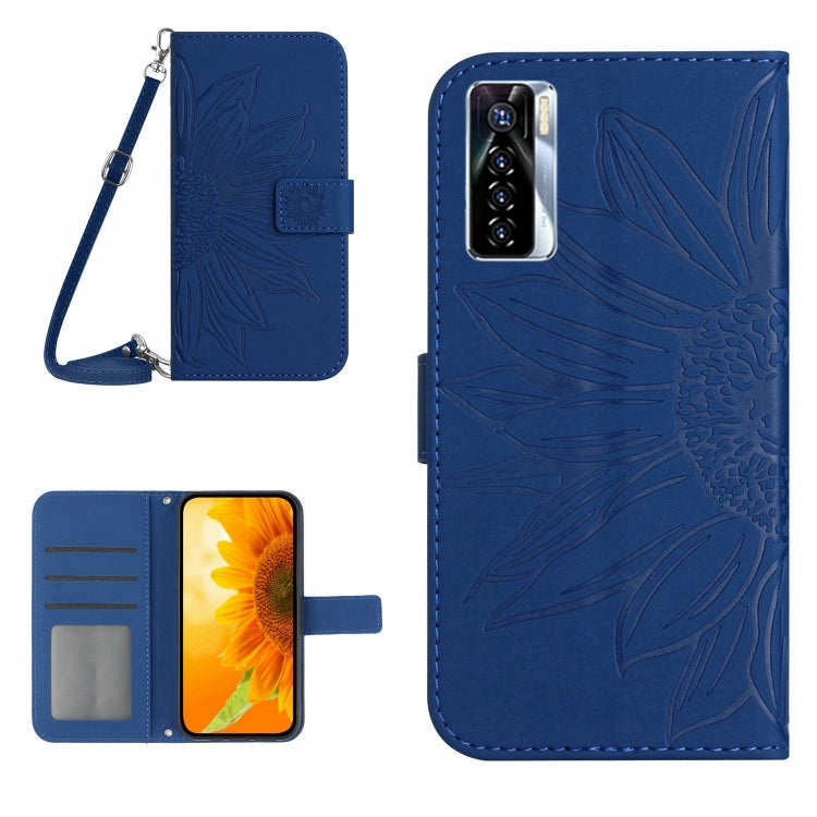Skin Feel Sun Flower Pattern Flip Leather Phone Case with Lanyard, For Infinix Note 10, For Infinix Note 10 Pro, For Infinix Note 11, For Infinix Note 11 Pro / Note 11s, For Infinix Note 12 G96, For Infinix Smart 6, For Tecno Camon 17 Pro              ...