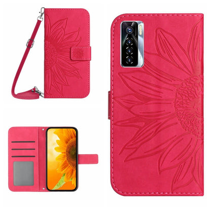 Skin Feel Sun Flower Pattern Flip Leather Phone Case with Lanyard, For Infinix Note 10, For Infinix Note 10 Pro, For Infinix Note 11, For Infinix Note 11 Pro / Note 11s, For Infinix Note 12 G96, For Infinix Smart 6, For Tecno Camon 17 Pro              ...