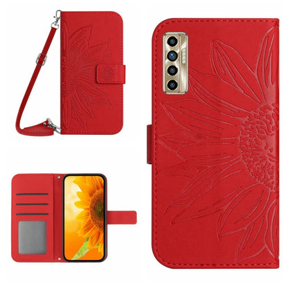 Skin Feel Sun Flower Pattern Flip Leather Phone Case with Lanyard, For Infinix Note 10, For Infinix Note 10 Pro, For Infinix Note 11, For Infinix Note 11 Pro / Note 11s, For Infinix Note 12 G96, For Infinix Smart 6, For Tecno Camon 17 Pro              ...