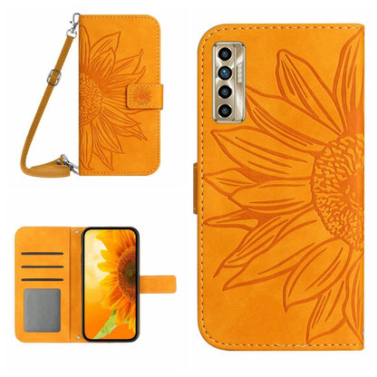 Skin Feel Sun Flower Pattern Flip Leather Phone Case with Lanyard, For Infinix Note 10, For Infinix Note 10 Pro, For Infinix Note 11, For Infinix Note 11 Pro / Note 11s, For Infinix Note 12 G96, For Infinix Smart 6, For Tecno Camon 17 Pro              ...