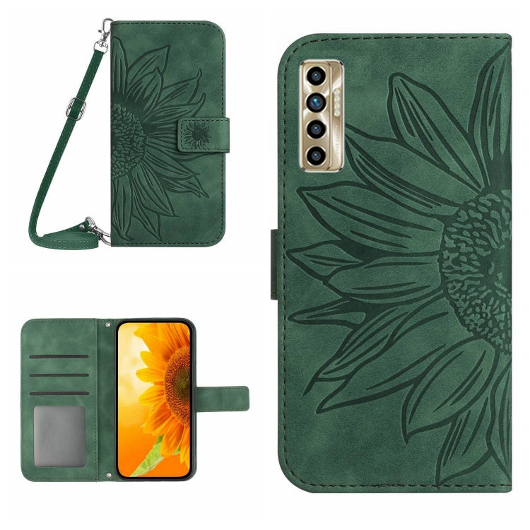 Skin Feel Sun Flower Pattern Flip Leather Phone Case with Lanyard, For Infinix Note 10, For Infinix Note 10 Pro, For Infinix Note 11, For Infinix Note 11 Pro / Note 11s, For Infinix Note 12 G96, For Infinix Smart 6, For Tecno Camon 17 Pro              ...