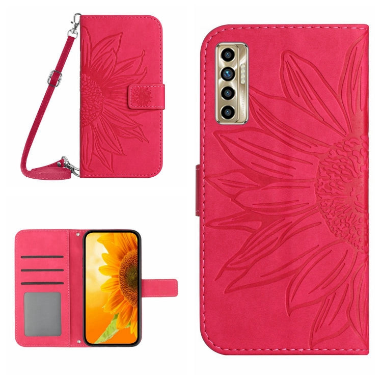 Skin Feel Sun Flower Pattern Flip Leather Phone Case with Lanyard, For Infinix Note 10, For Infinix Note 10 Pro, For Infinix Note 11, For Infinix Note 11 Pro / Note 11s, For Infinix Note 12 G96, For Infinix Smart 6, For Tecno Camon 17 Pro              ...
