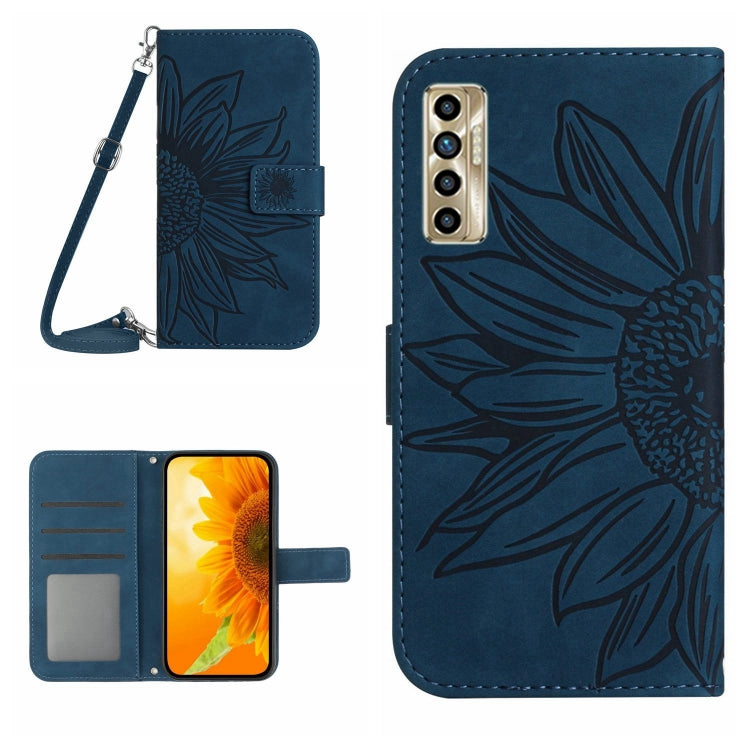 Skin Feel Sun Flower Pattern Flip Leather Phone Case with Lanyard, For Infinix Note 10, For Infinix Note 10 Pro, For Infinix Note 11, For Infinix Note 11 Pro / Note 11s, For Infinix Note 12 G96, For Infinix Smart 6, For Tecno Camon 17 Pro              ...